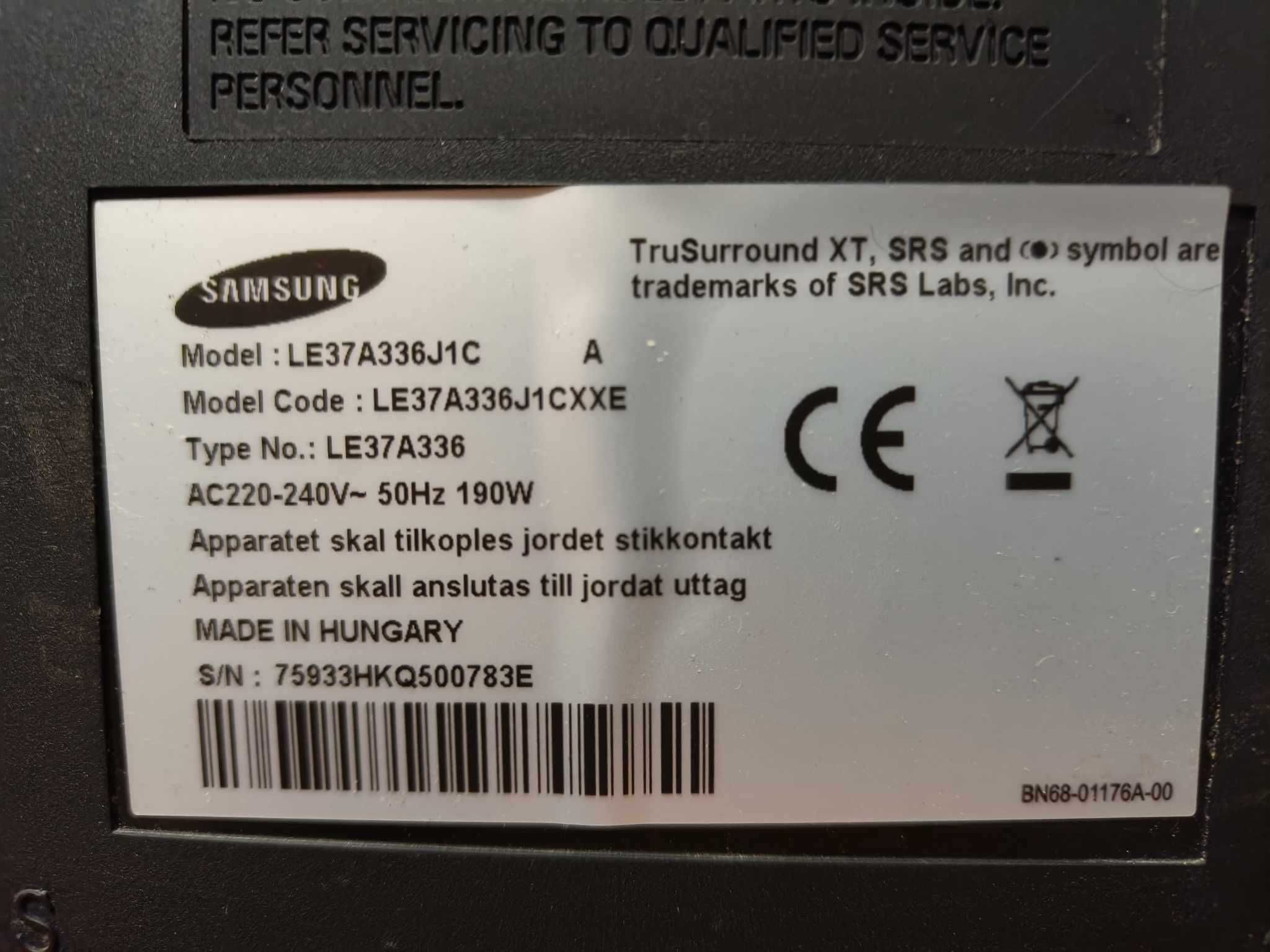 Televizor Samsung LCD TV LE37A336J1C