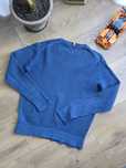 Sweter Tommy Hilfiger XXL bawełniany niebieski pima cotton