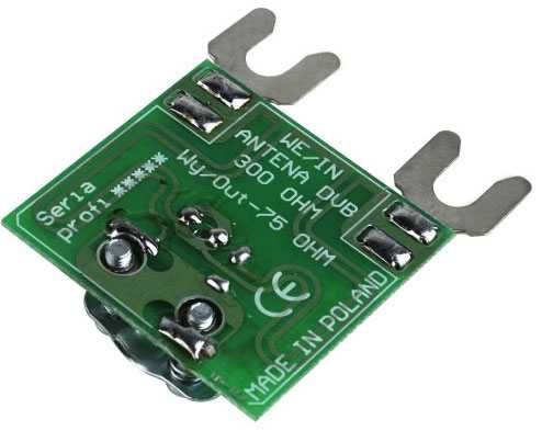 Symetryzator antenowy szerokopasmowy UHF SA IV-V 21-60