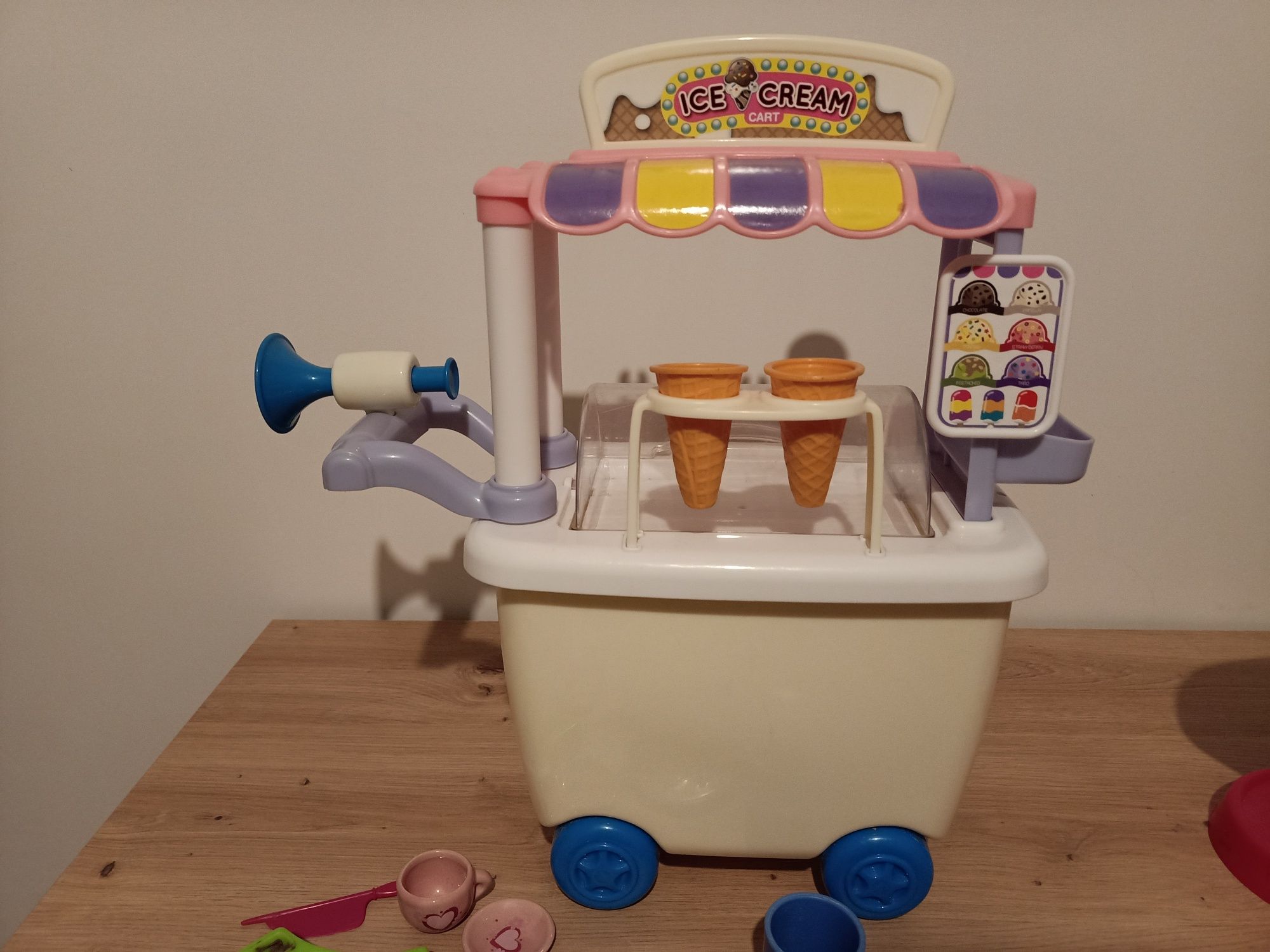 Smyk. Dough Ice Dream Cart, Lodziarnia do masy plastycznej.