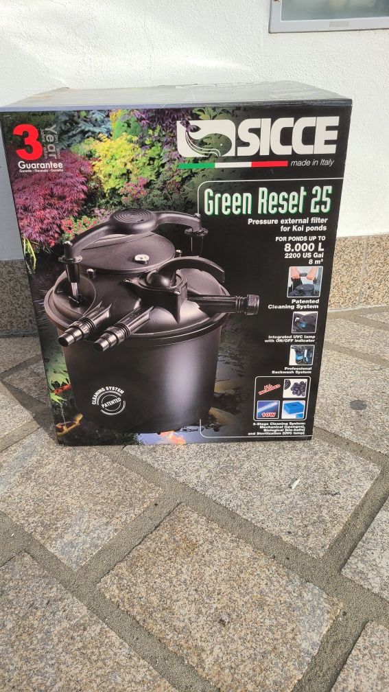 Filtro para lago SICCE GREEN RESET 25