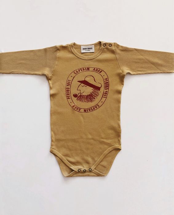 Body w prążek Bobo Choses 86/92 Bawełna organiczna unisex