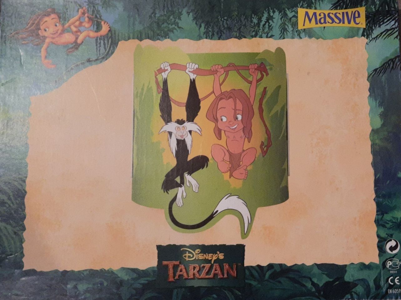 Lampka sufitowa i kinkiet tarzan