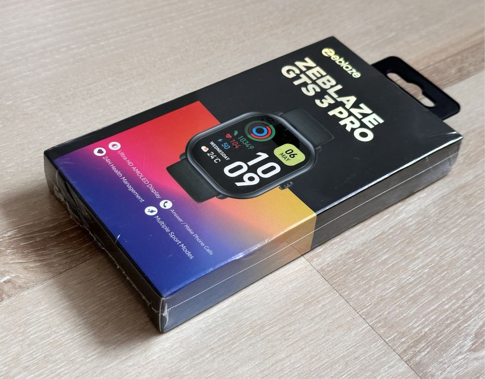 Smartwatch Zeblaze GTS 3 PRO oled pulsometr krokomierz nowy