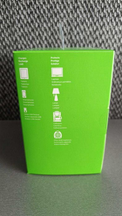 Мережевий фільтр Belkin c захистом від перенапруги, 1 роз., 2xUSB