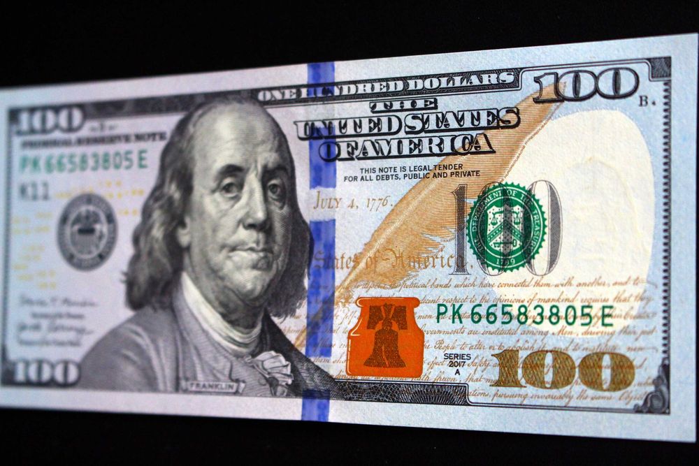 Banknot USA 100 Dolarów 100 USD stan UNC seria 2017 A