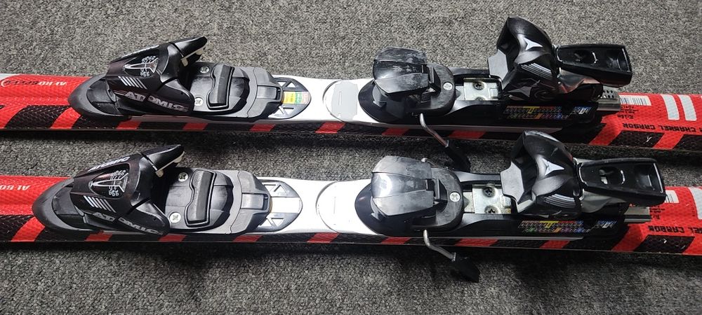 Narty 140 cm Atomic GS + Atomic EVOX 7