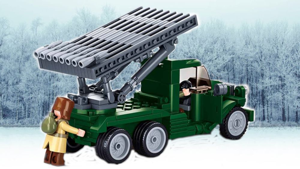 Klocki Katiusza Wyrzutnia Rakietowa Ciężarówka, Rakieta jak LEGO