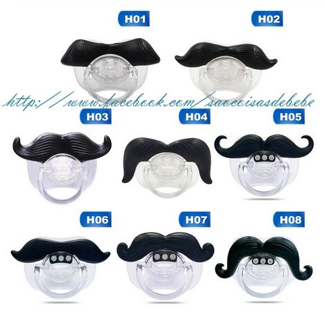 Chupeta Bigode Bebé/Moustache BPA Free