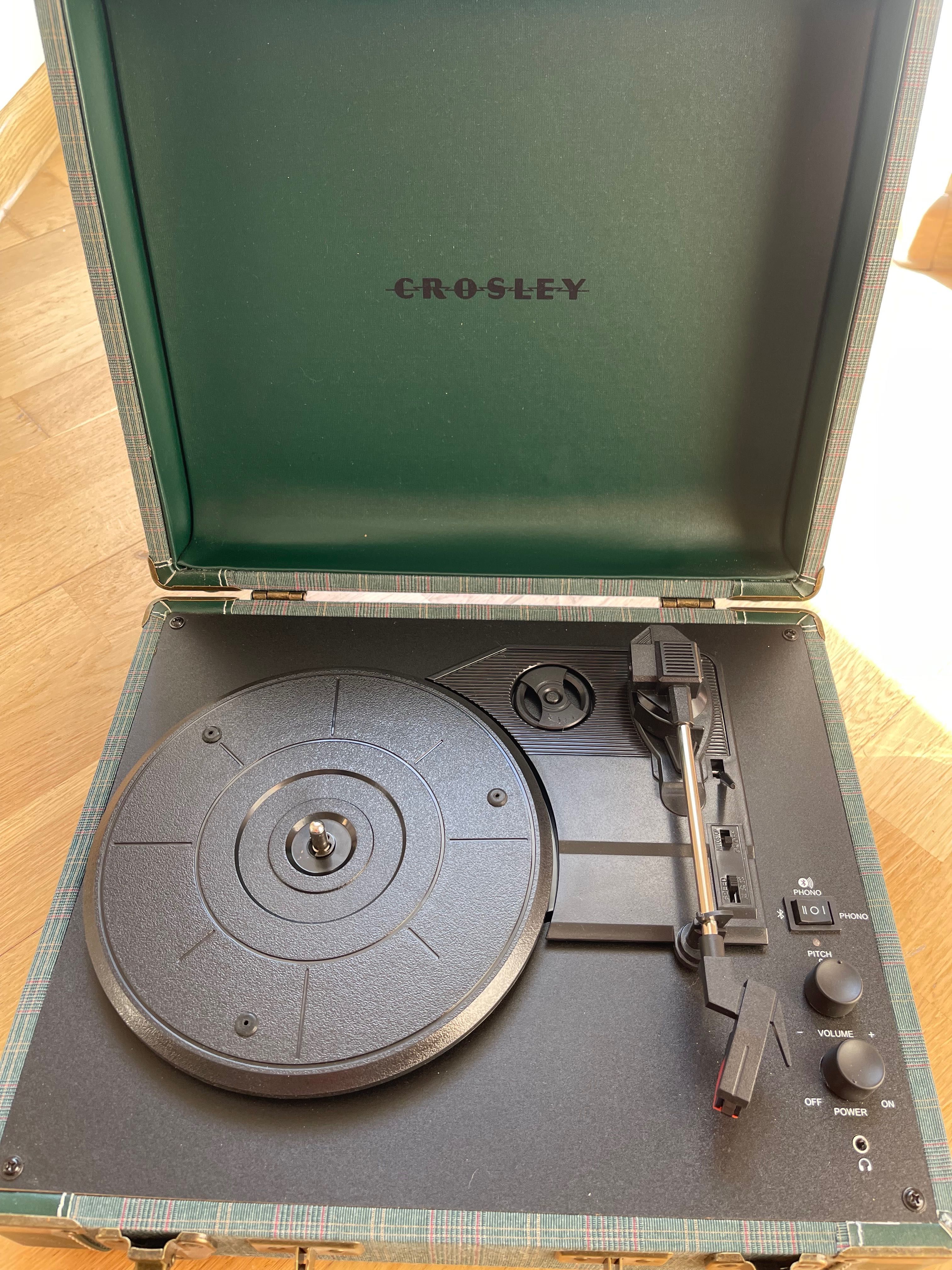 Crosley CR6019E-PNE портативний програвач платівок, грамофон