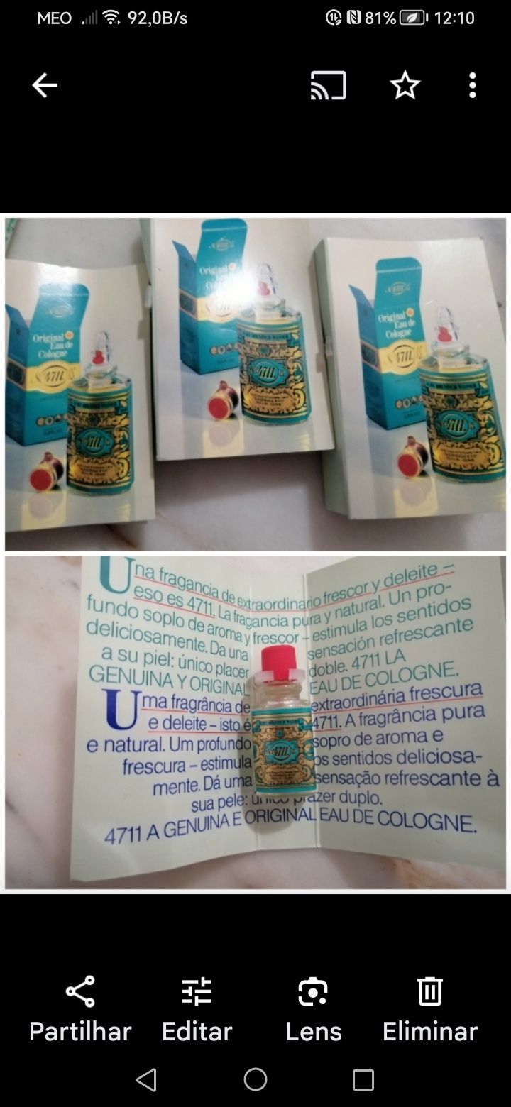 Perfumes e sabonetes