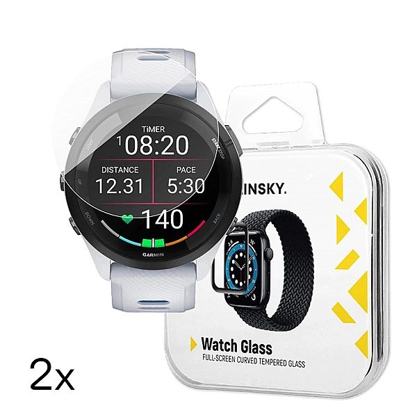 Szkło hartowane Wozinsky Full Glue do Garmin Forerunner 265S 46mm (2 s
