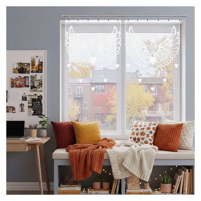 Komplet firan Skrzydlate Serce wys 250 cm DomoweTekstylia | WN6SS2 55K