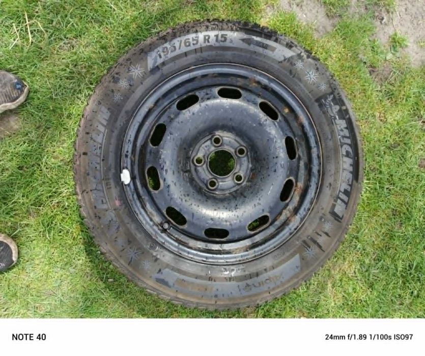 Koło zapasowe 15 5x100, 2 felgi stalowe 15, kołpaki seat 15''
