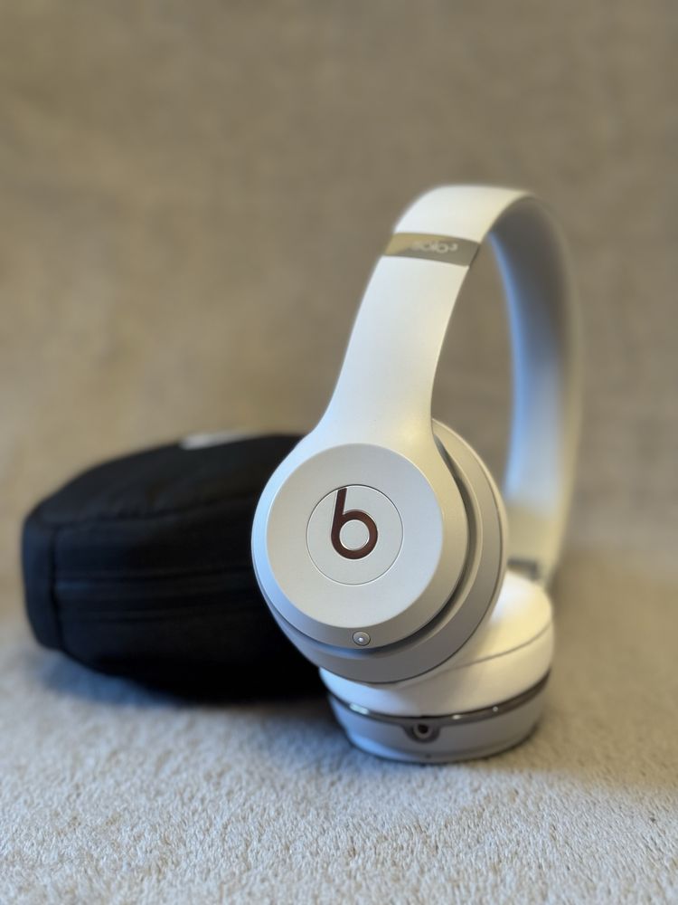 Beats Solo 3 Satin Silver Słuchawki Bezprzewodowe Srebrny Mat B