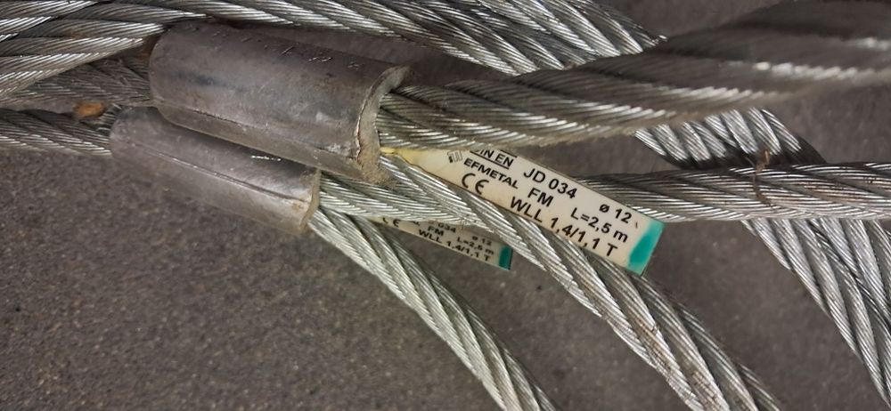 Lina stalowa z oczkami