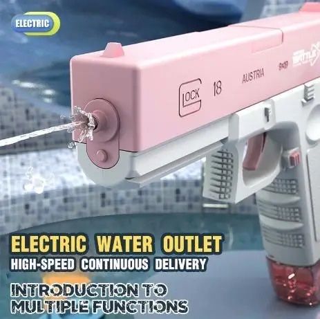 Водний Водяний Пістолет Електричний  Дитячий Акумуляторний +Дві обойми
