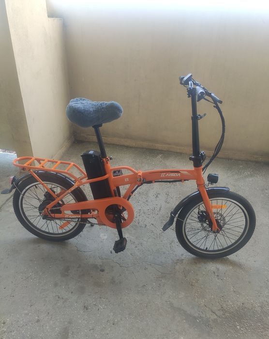 Rower kaisda elektryczny Wrocław składany pomarańczowy 20"