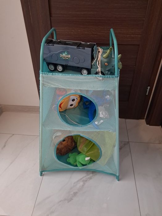 Tigerfink regał pojemnik stojak na zabawki, pluszaki, ikea