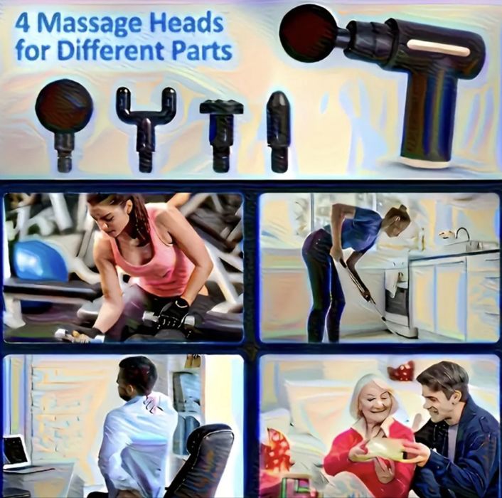 Міні масажер для тіла Gun Massager YE-720