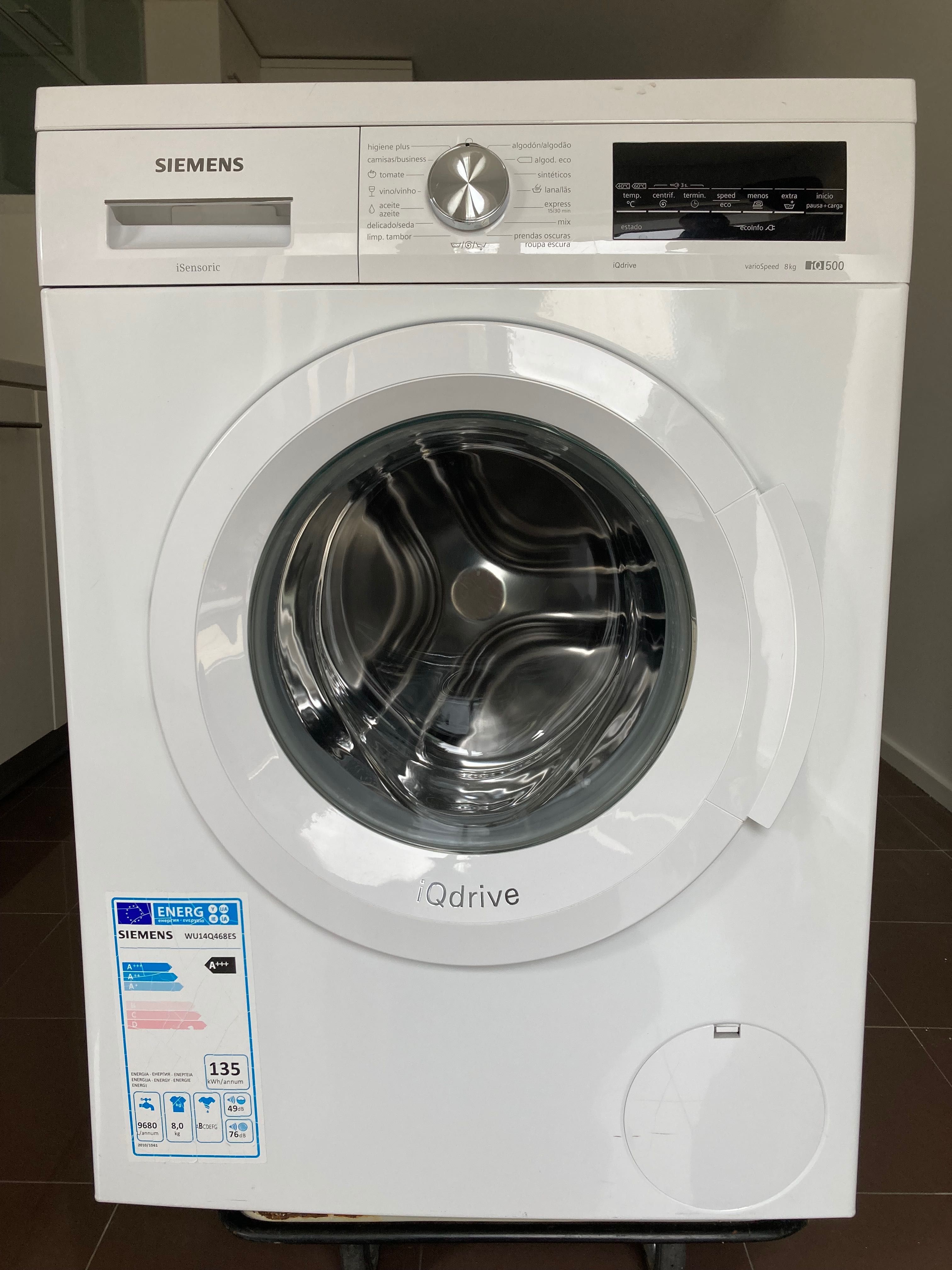Máquina lavar roupa Siemens
