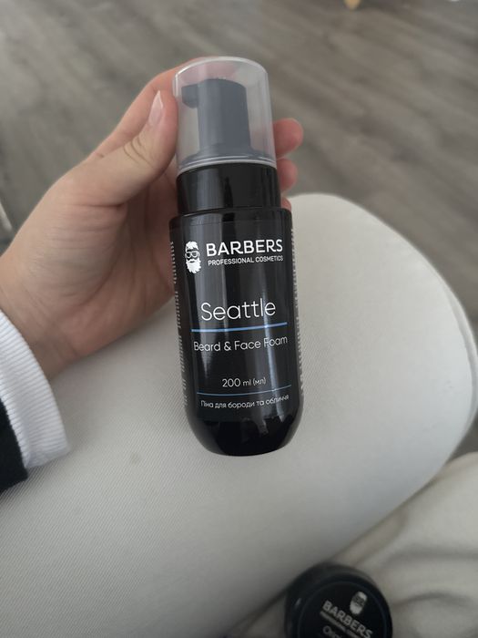Піна для бороди та обличчя barbers нова