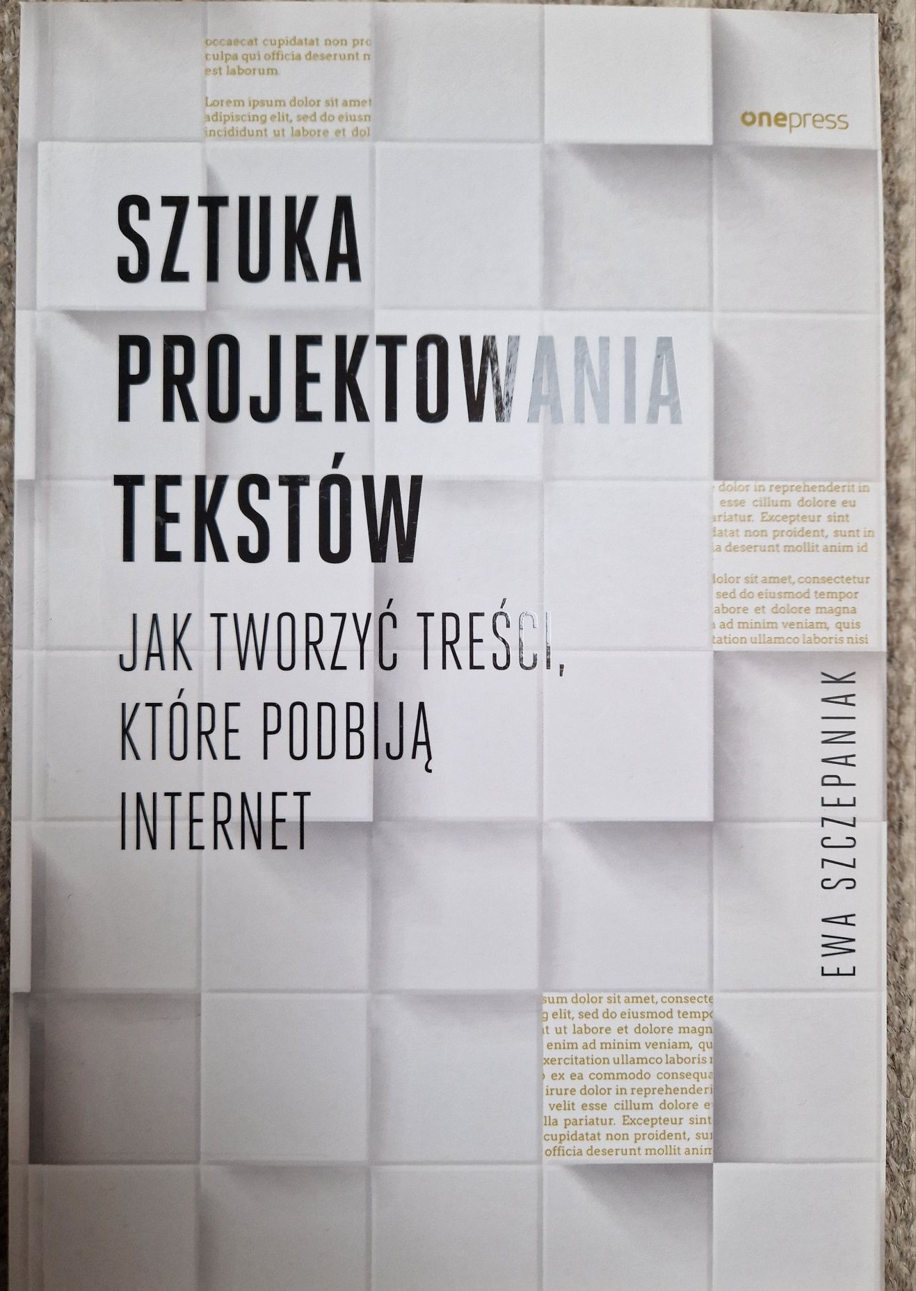 Sztuka projektowania tekstów Ewa Szczepaniak NOWA