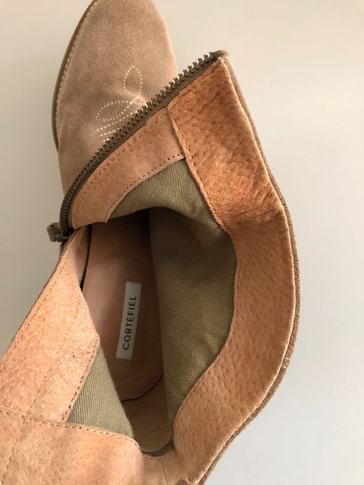 Botins camurça bege | 39 | Cortefiel