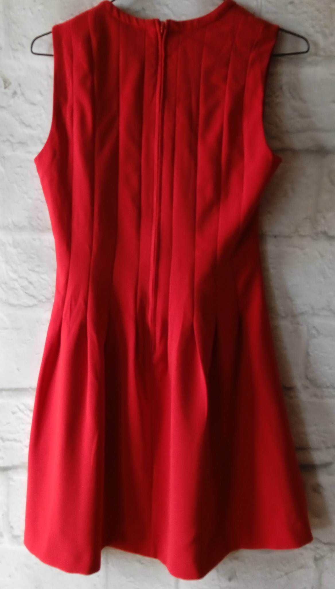 Czerwona koktailowa sukienka H&M rozm. 38