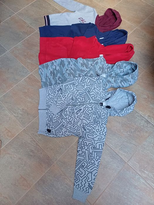 Bluzy, zestaw, mix, paka, 16 sztuk, rozm. 8-12 lat [14zł/szt]