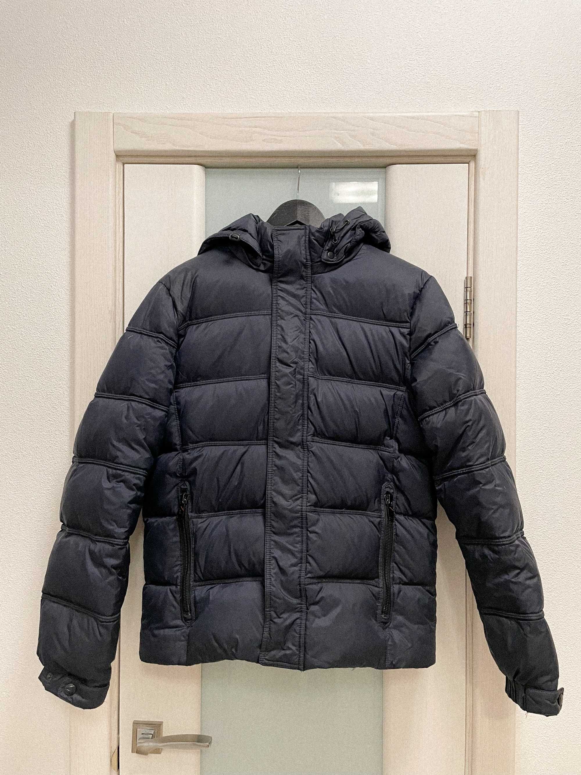 Тепла зимова куртка-пуховик з натуральним наповнювачем