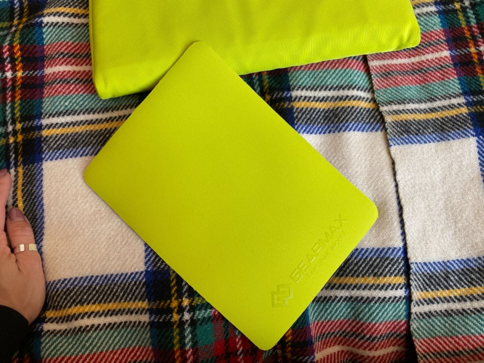 Желтая кислотная неон чехол сумка для ноутбука с MacBook 12" /Air 11''