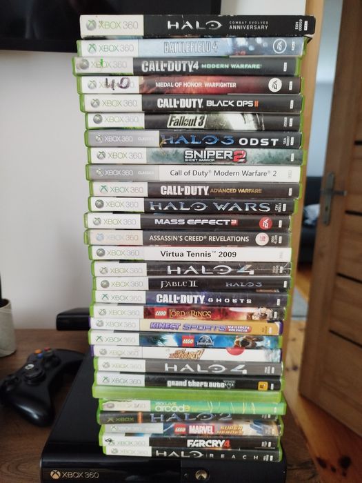 Xbox 360 500gb+29 gier