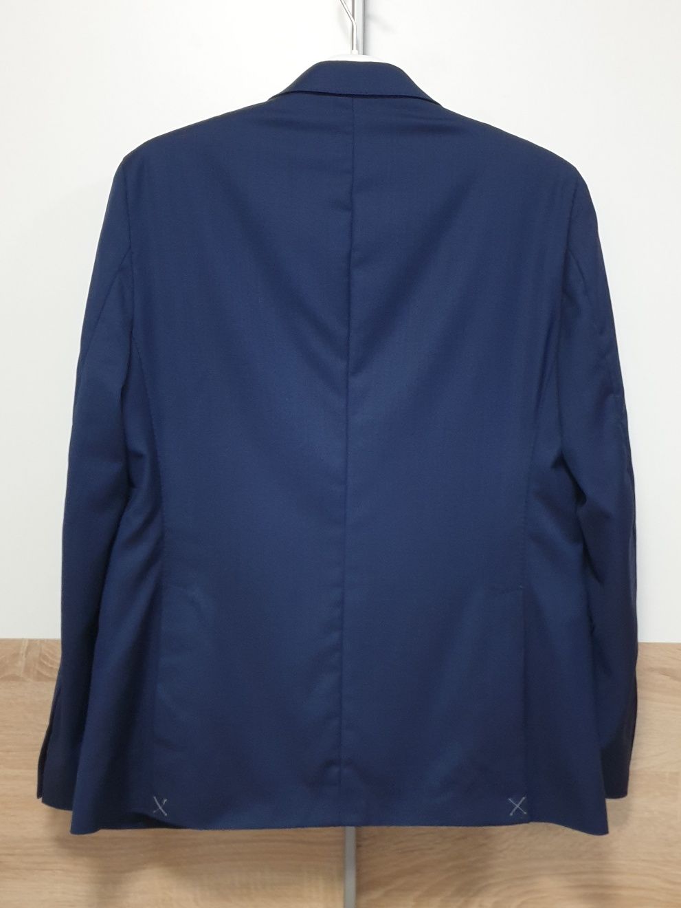 Massimo Dutti - 52  L - Піджак чоловічий Синій мужской пиджак