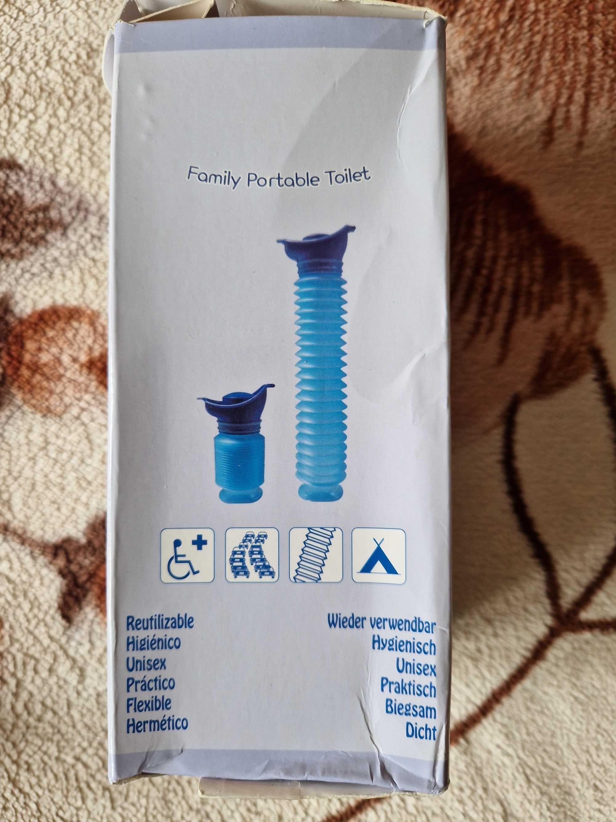 Rodzinna przenosna toaleta