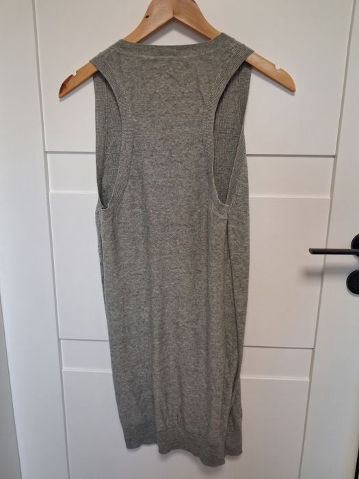 Allsaints szara tunika bluzka damska M