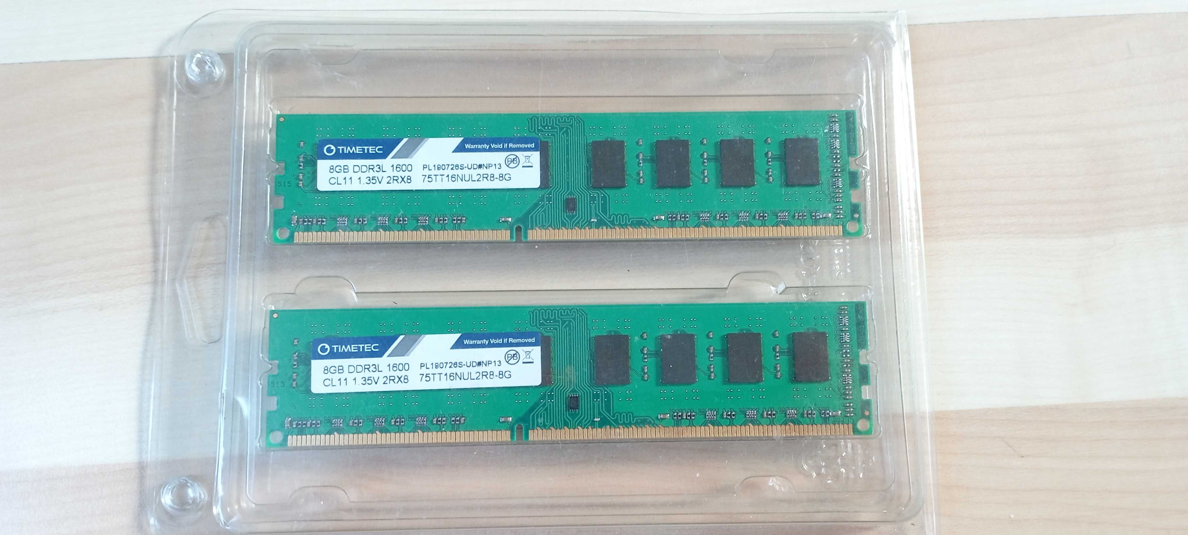 RAM DDR3 TIMETEC 8GB x2 1600mhz