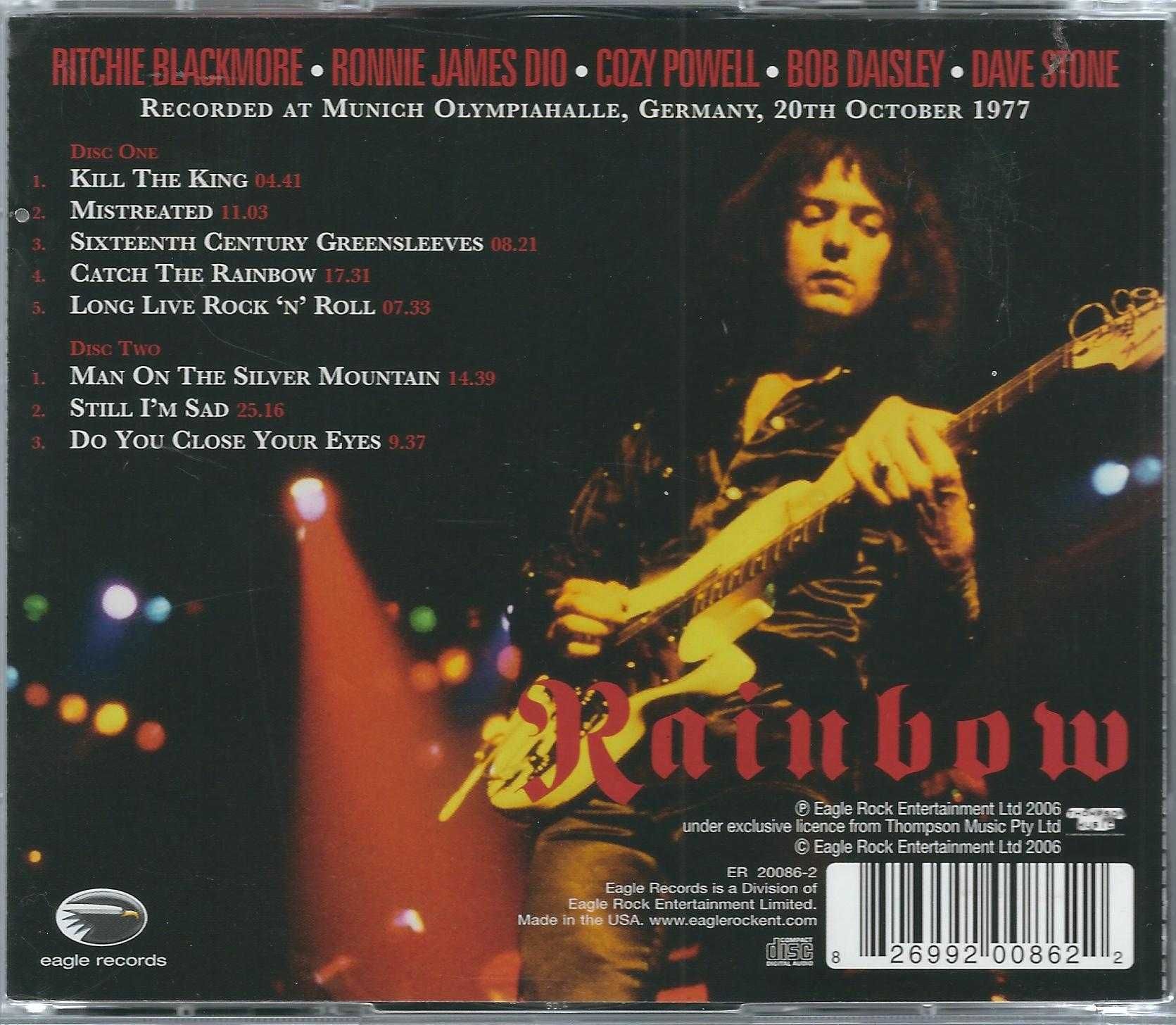 2 CD Rainbow - Live In Munich 1977 (2006) (Eagle Records)