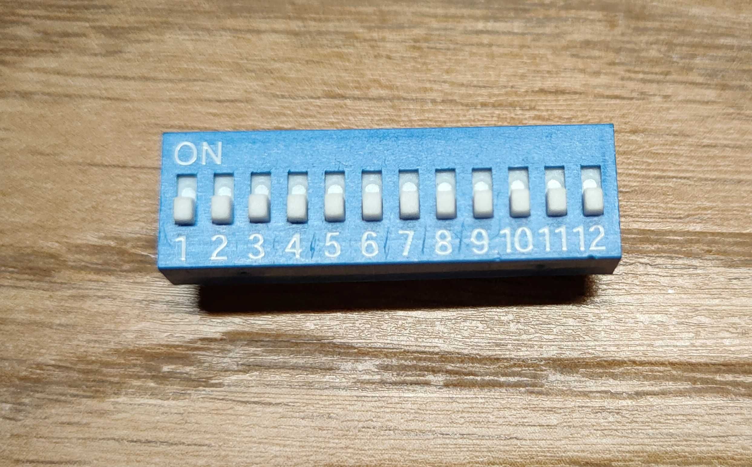 Dip switch Przełącznik 12 polowy THT przewlekany NOWY Wysylka 1zl