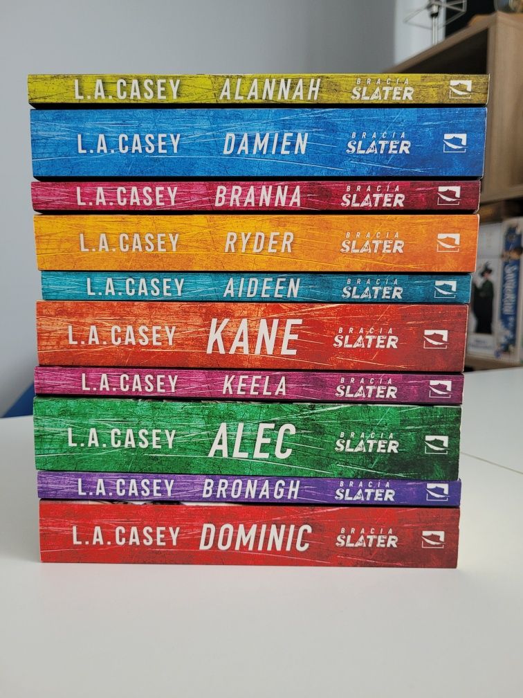 Sprzedam serię książek L. A. Casey Bracia Slater