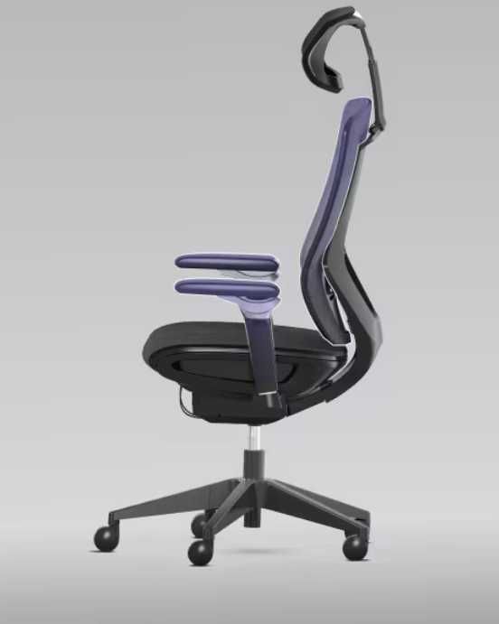 Krzesło Biurkowe Ergonomiczne BS12-PRO (BS12-PRO) używane czarne