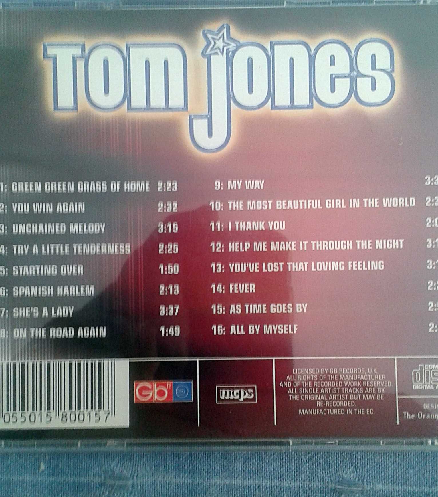 CD Tom Jones. She is a lady e outr. Inclui Portes