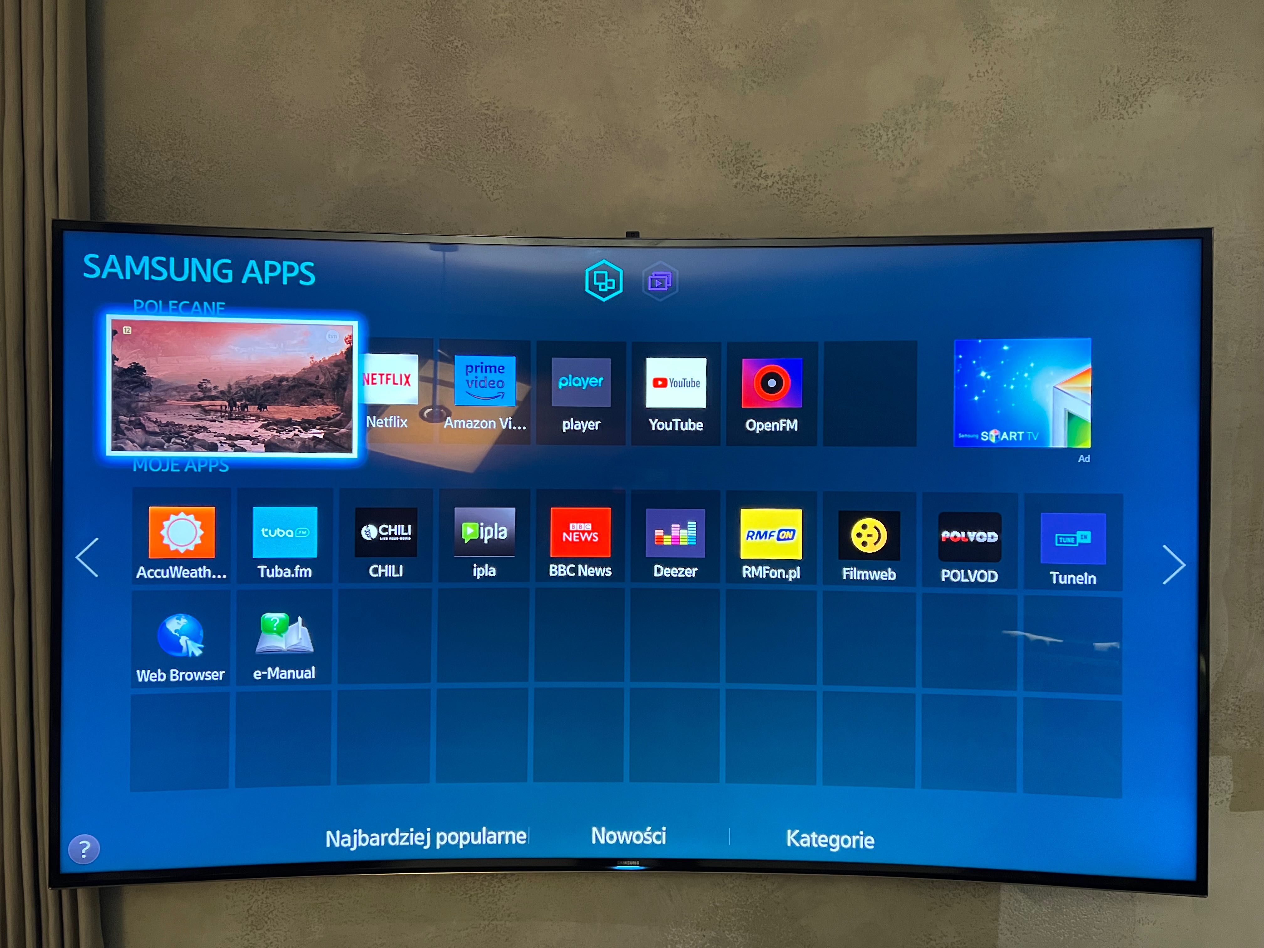Samsung QLED 65 w doskonałym stanie!