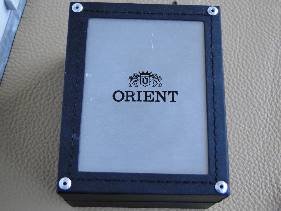 Orient Multikalendarz - granatowy - jak nowy