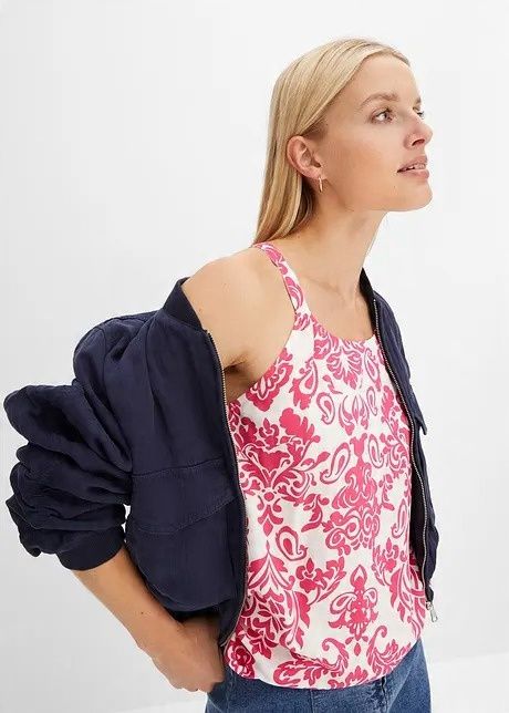 B.P.C top wzorzysty wiskozowy r.48
