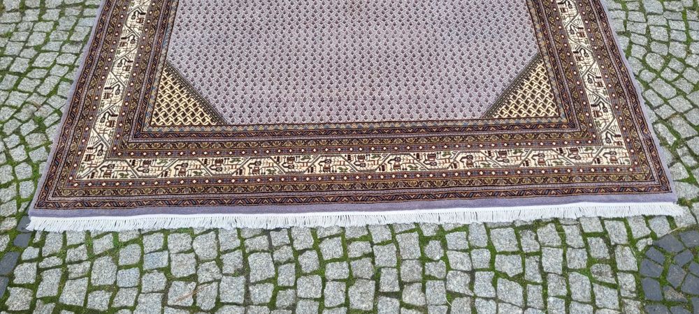 -70% lśniący indo saroug mir perski dywan ręcznie tkany 205/255cm