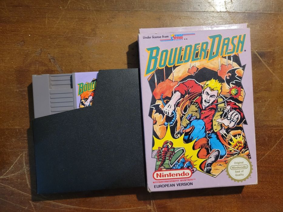 Boulder Dash (NES – Versão Europeu PAL) – Completo