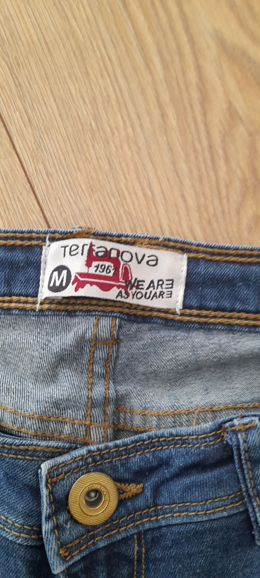 Spodnie jeansowe biodrówki Terranova M