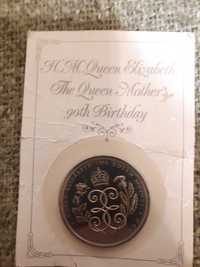 Юбилейная монета. 5 фунтов. 25 пенсов Англия. Royal Mint коллекционная