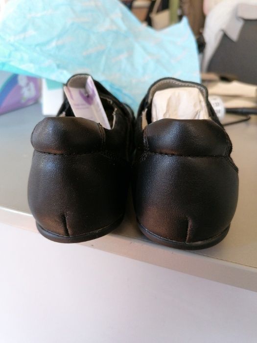 Детские чёрные замшевые туфли для мальчика р.34